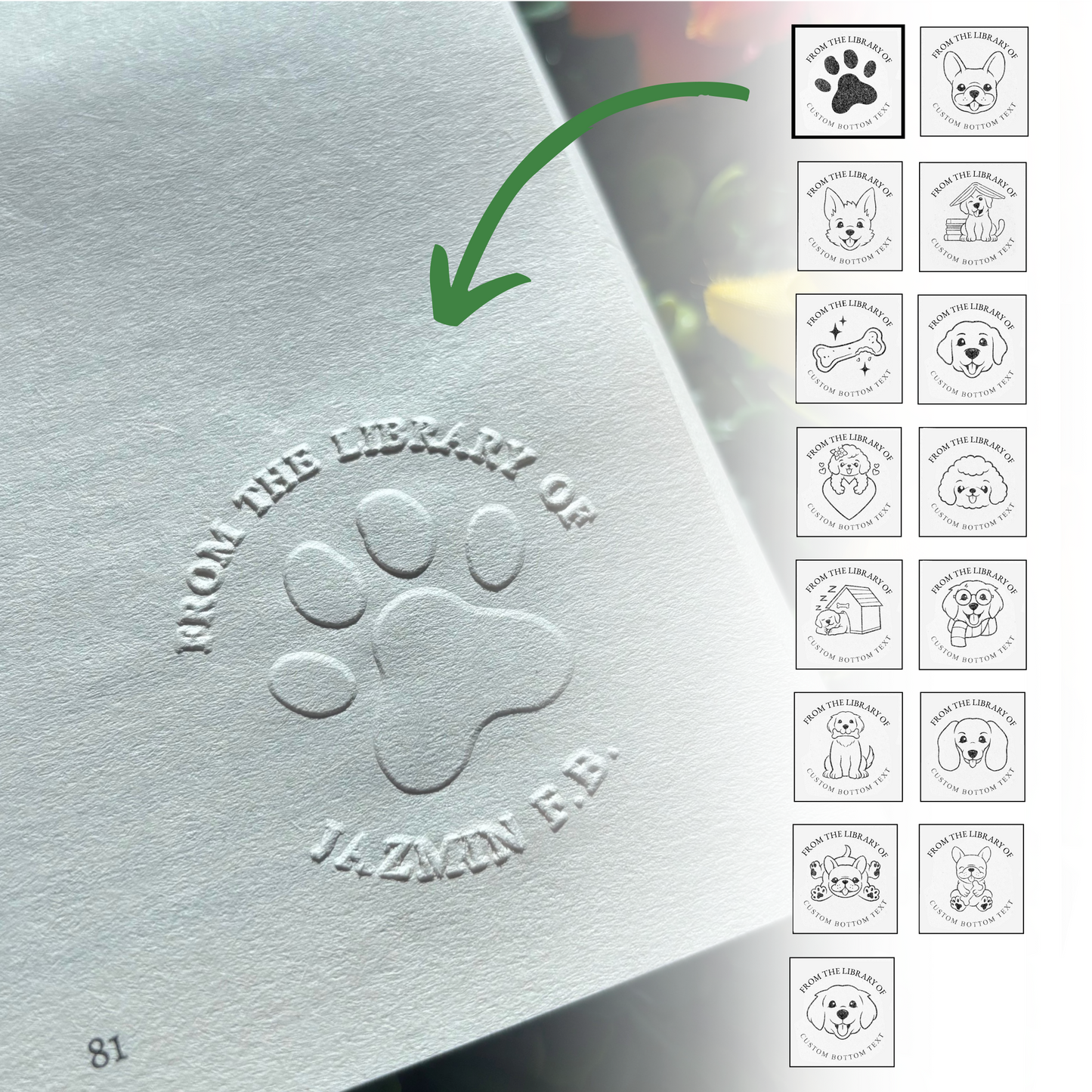Dog Book Embosser